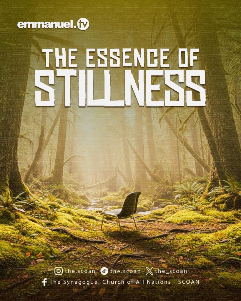 Stillness and prayer in God's presence