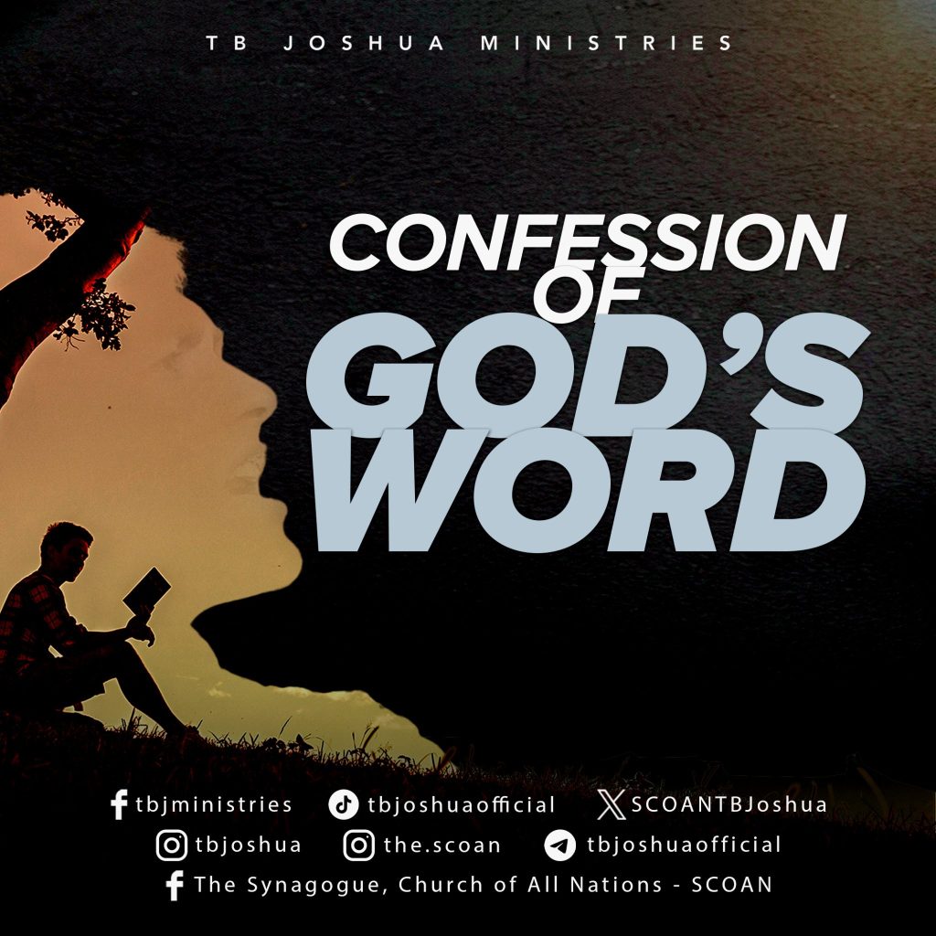 T.B. Joshua teaching Christians to confess and live according to God’s Word