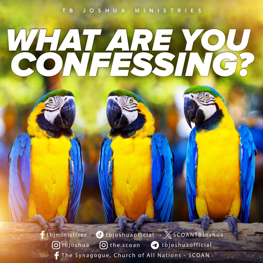 T.B. Joshua teaching on the importance of what Christians confess