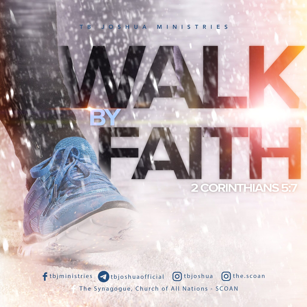David walking by faith and trusting God before the battle